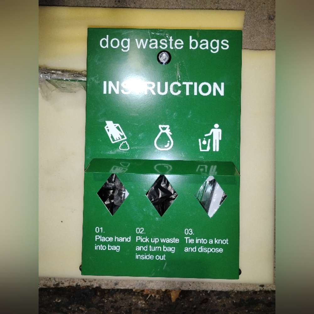 Vevor Heavy Duty Green Dog Waste Bag Dispenser